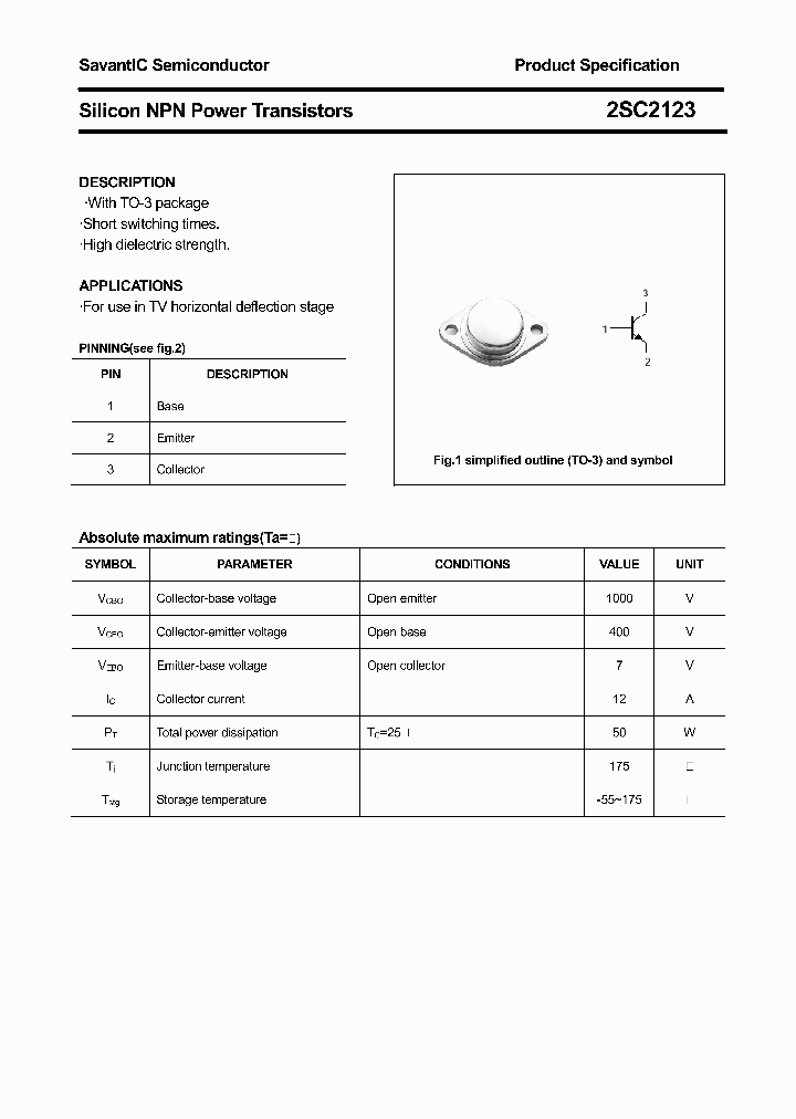 2SC2123_4391615.PDF Datasheet