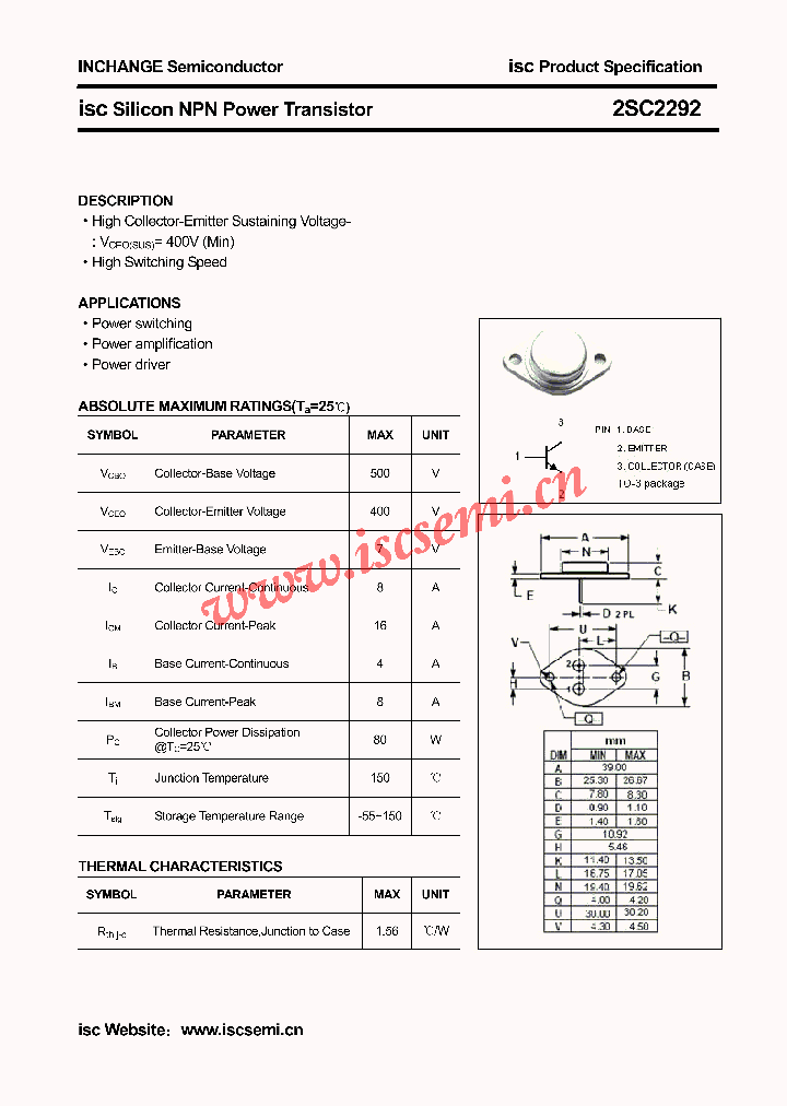 2SC2292_4404274.PDF Datasheet