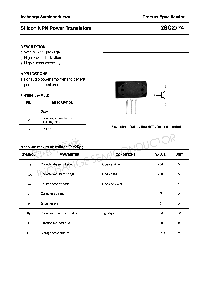 2SC2774_4294985.PDF Datasheet