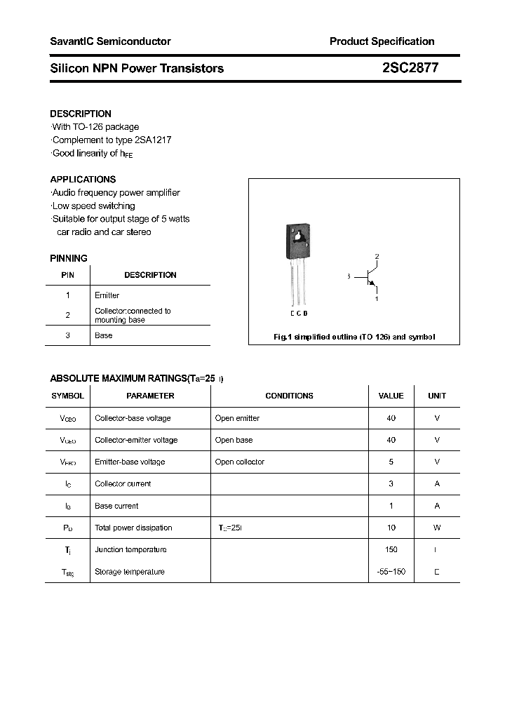 2SC2877_4409420.PDF Datasheet