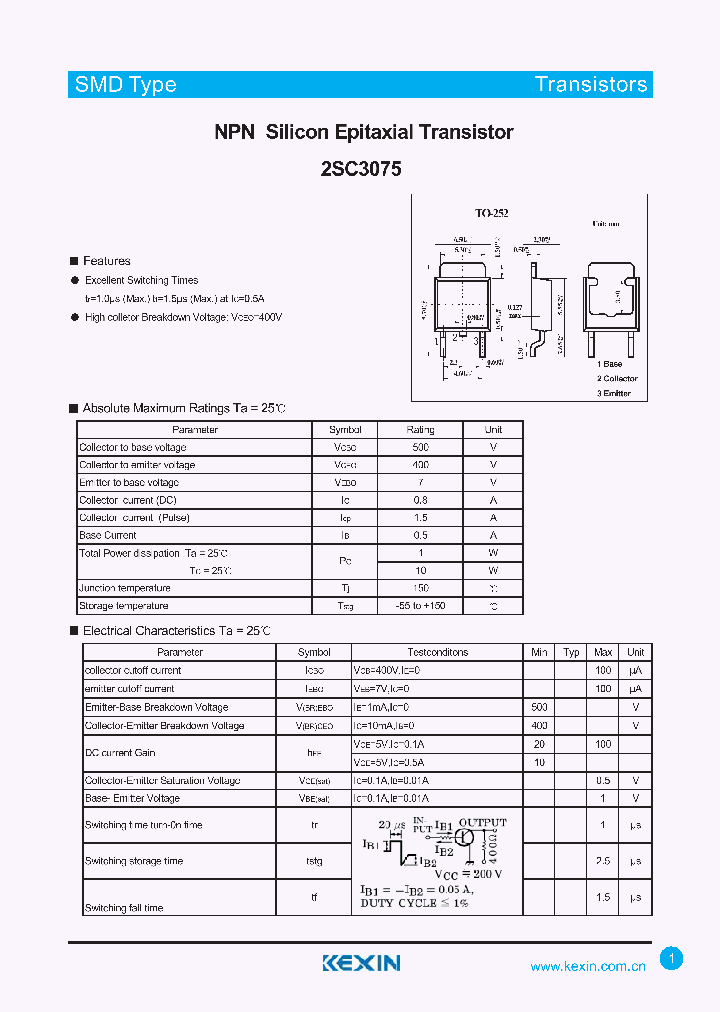 2SC3075_4339262.PDF Datasheet