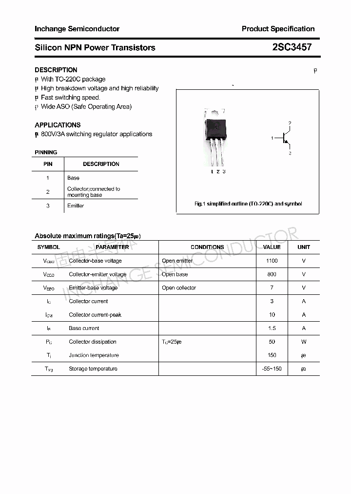 2SC3457_4305420.PDF Datasheet