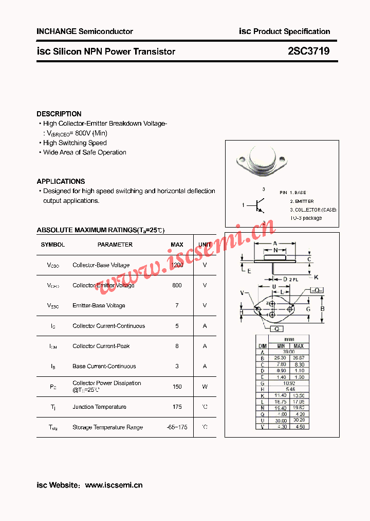 2SC3719_4463406.PDF Datasheet