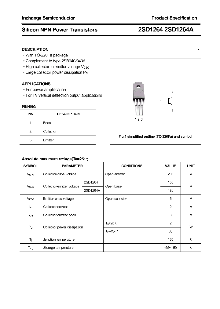 2SD1264A_4361354.PDF Datasheet