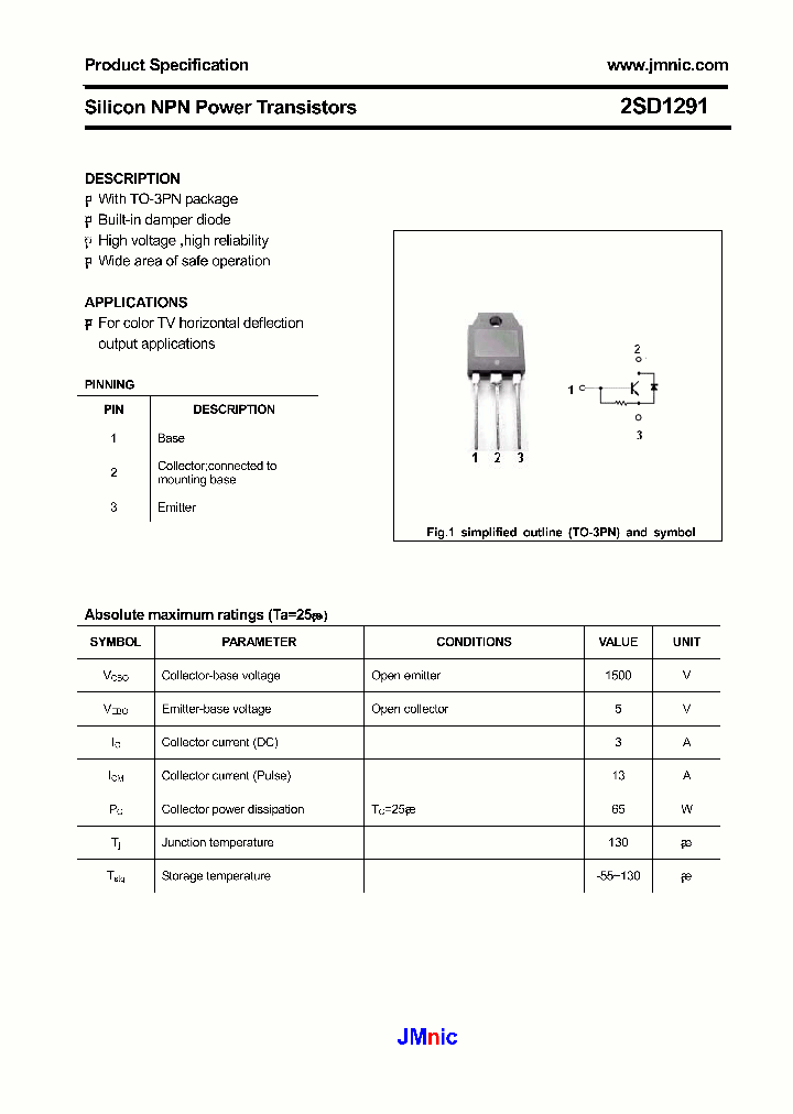 2SD1291_4572255.PDF Datasheet