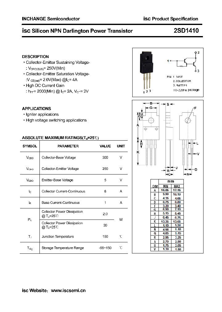 2SD1410_4327870.PDF Datasheet