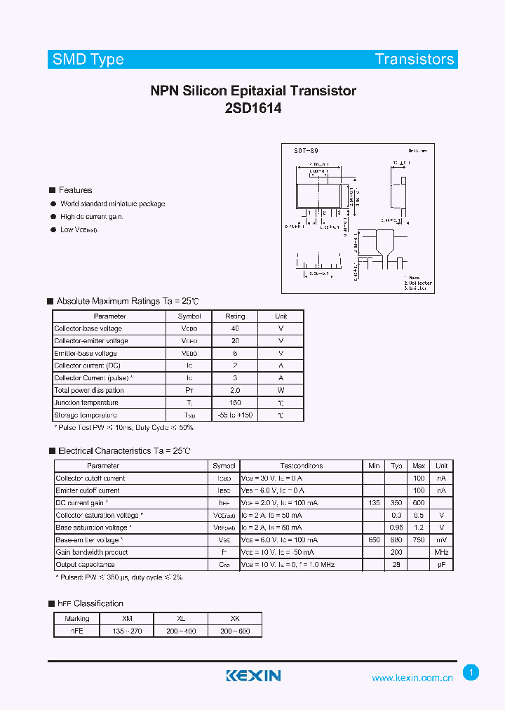 2SD1614_4336478.PDF Datasheet