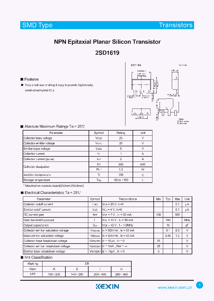 2SD1619_4305249.PDF Datasheet
