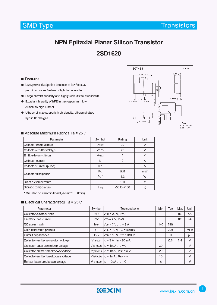 2SD1620_4303225.PDF Datasheet