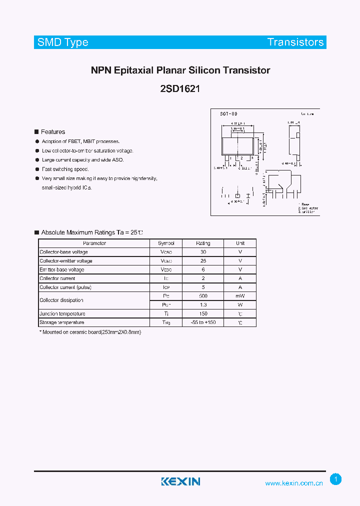 2SD1621_4336477.PDF Datasheet