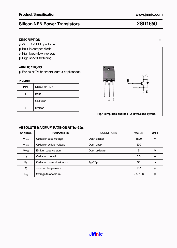 2SD1650_4720262.PDF Datasheet