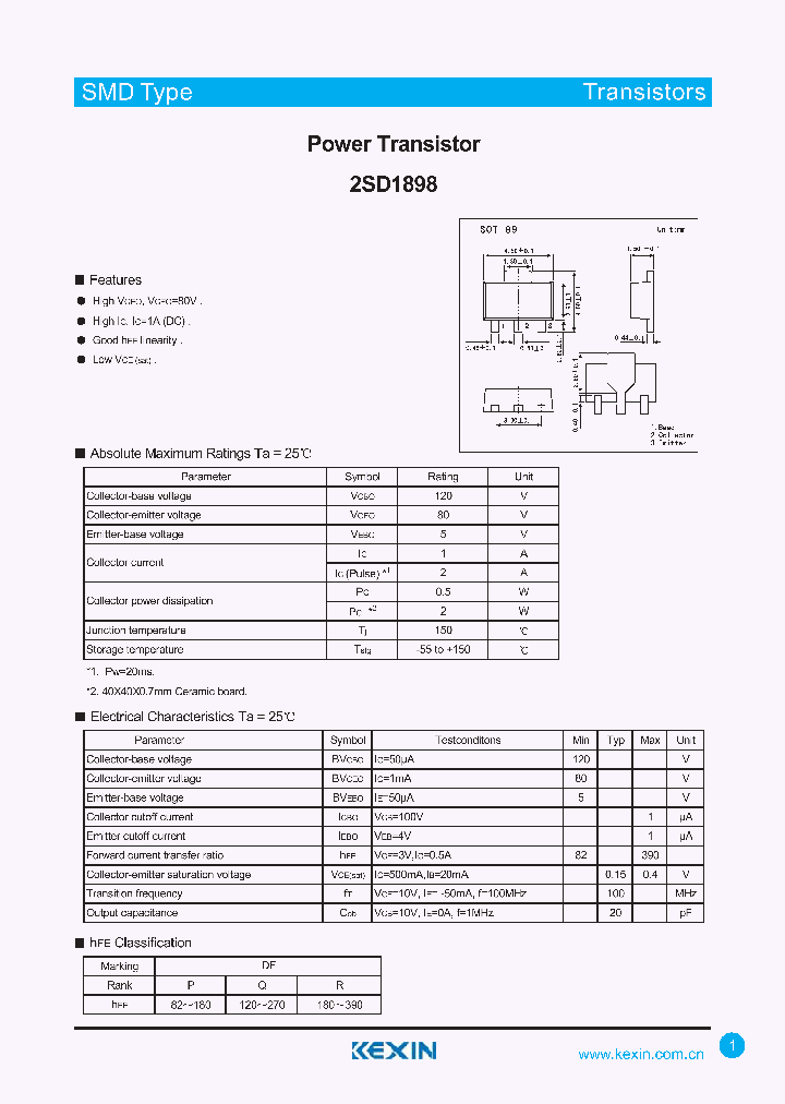 2SD1898_4305784.PDF Datasheet