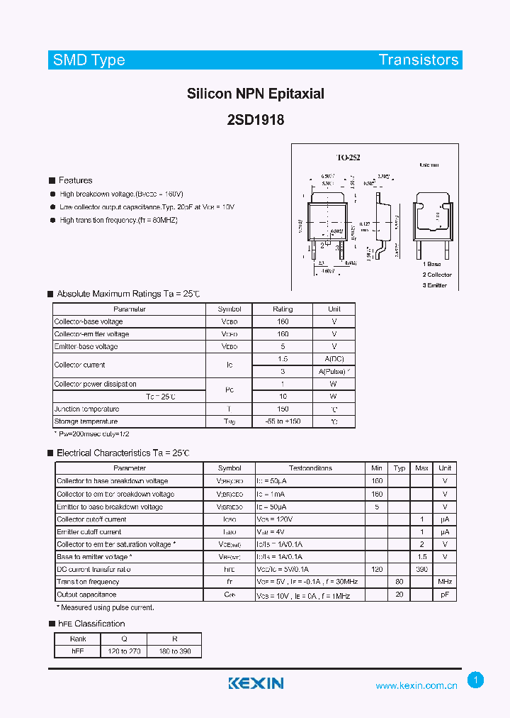 2SD1918_4316642.PDF Datasheet