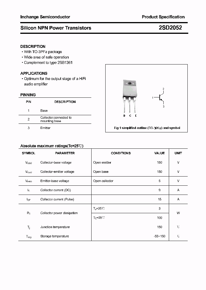 2SD2052_4355104.PDF Datasheet