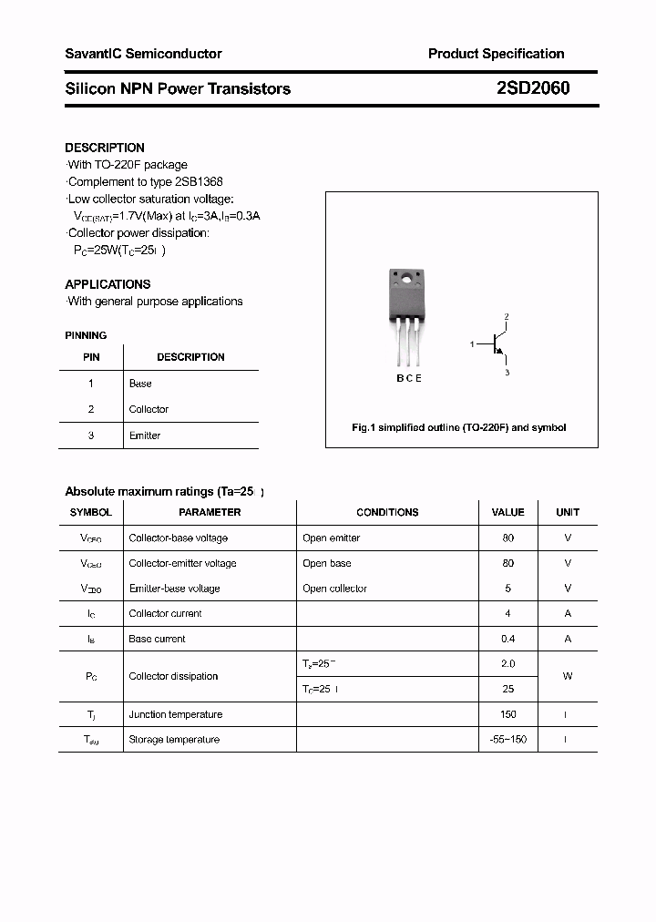 2SD2060_4388415.PDF Datasheet