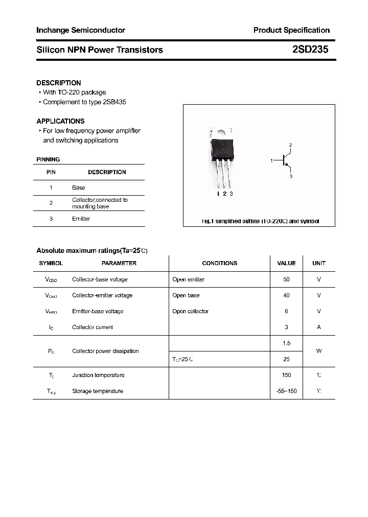 2SD235_4391061.PDF Datasheet