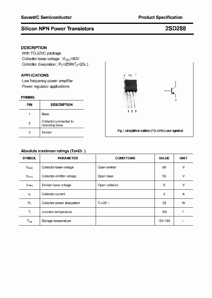 2SD288_4408554.PDF Datasheet