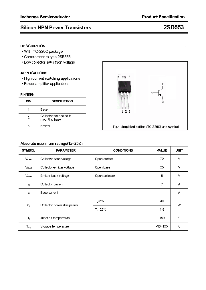 2SD553_4354396.PDF Datasheet