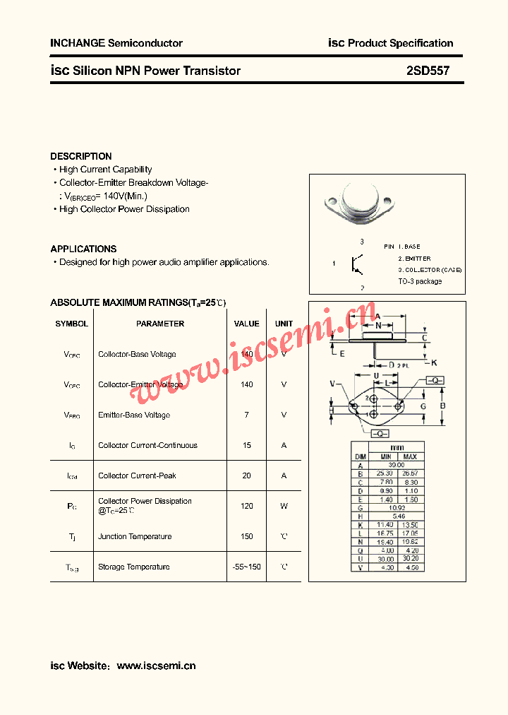 2SD557_4509934.PDF Datasheet