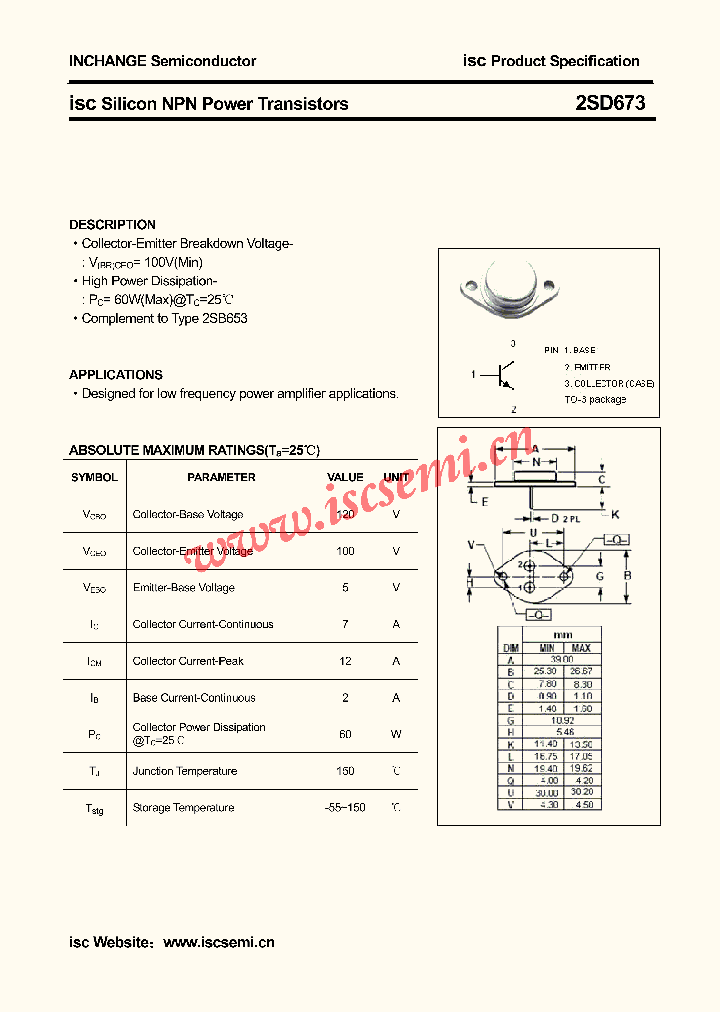 2SD673_4717451.PDF Datasheet