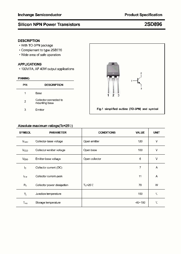 2SD896_4418463.PDF Datasheet