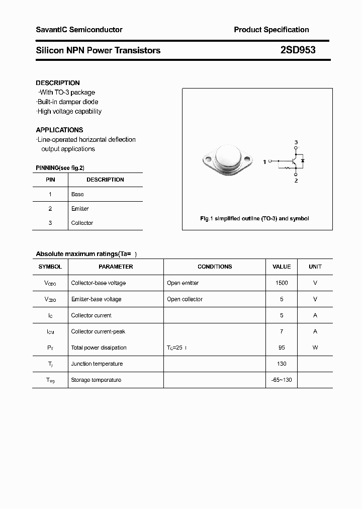 2SD953_4566651.PDF Datasheet