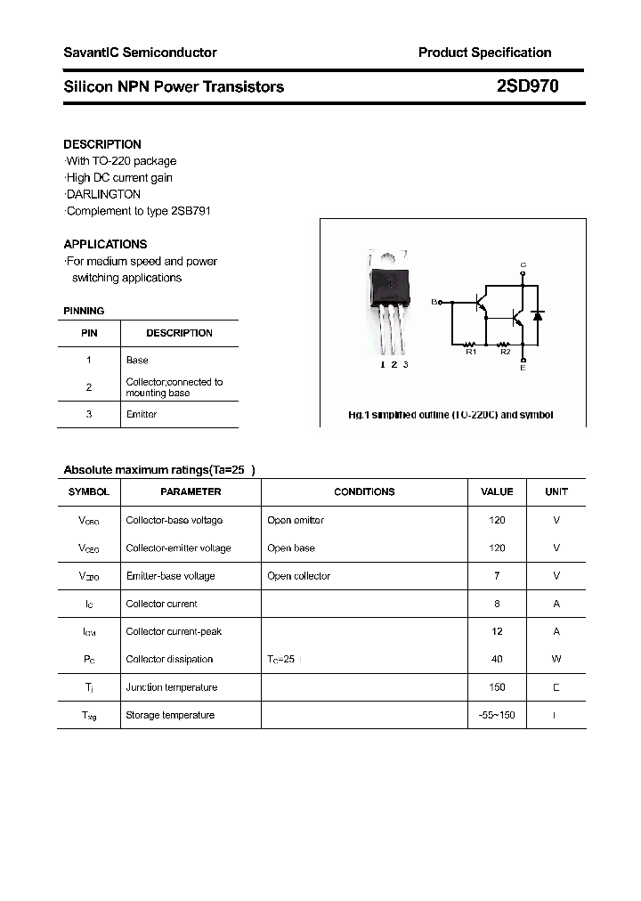 2SD970_4374889.PDF Datasheet