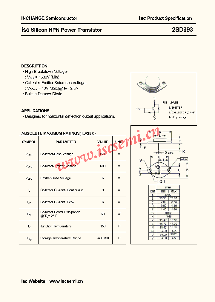 2SD993_4523550.PDF Datasheet