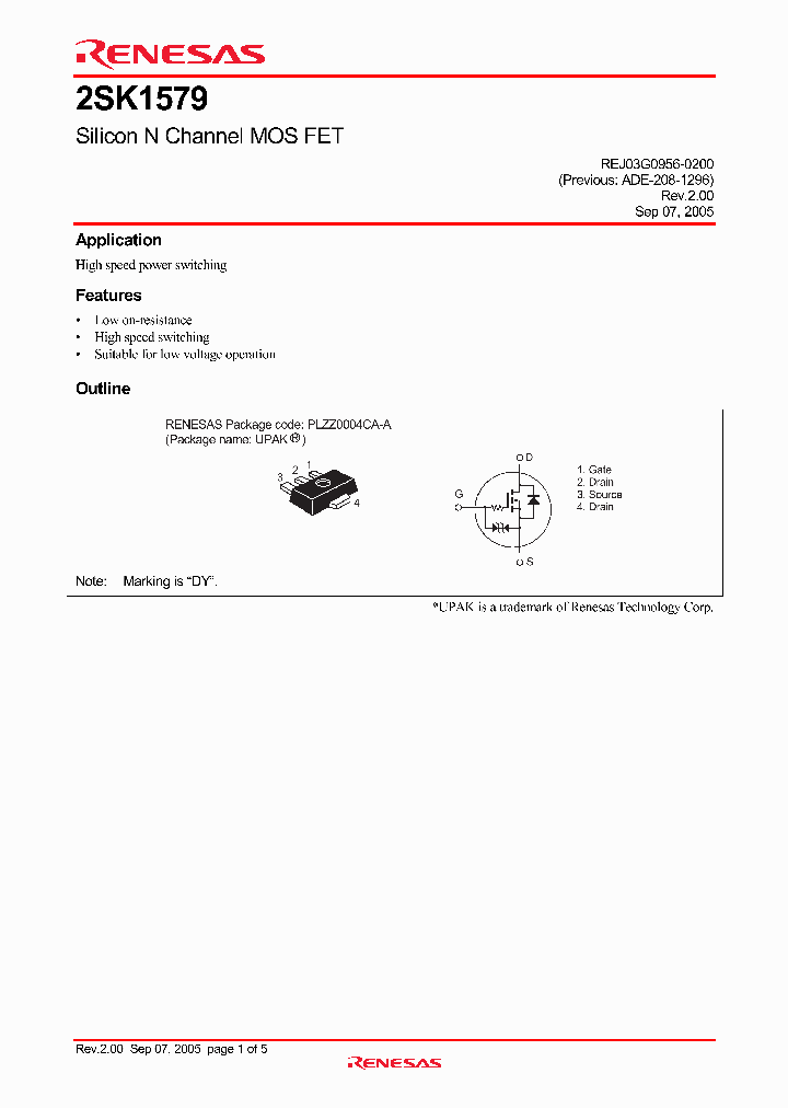 2SK1579_4261351.PDF Datasheet