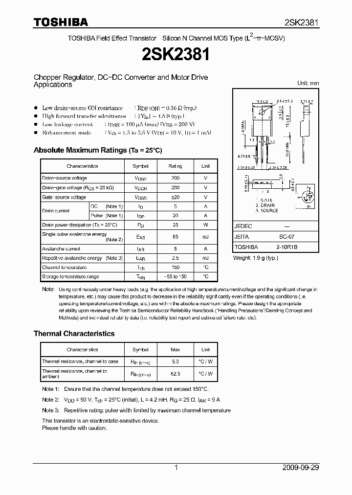 2SK238109_4605372.PDF Datasheet