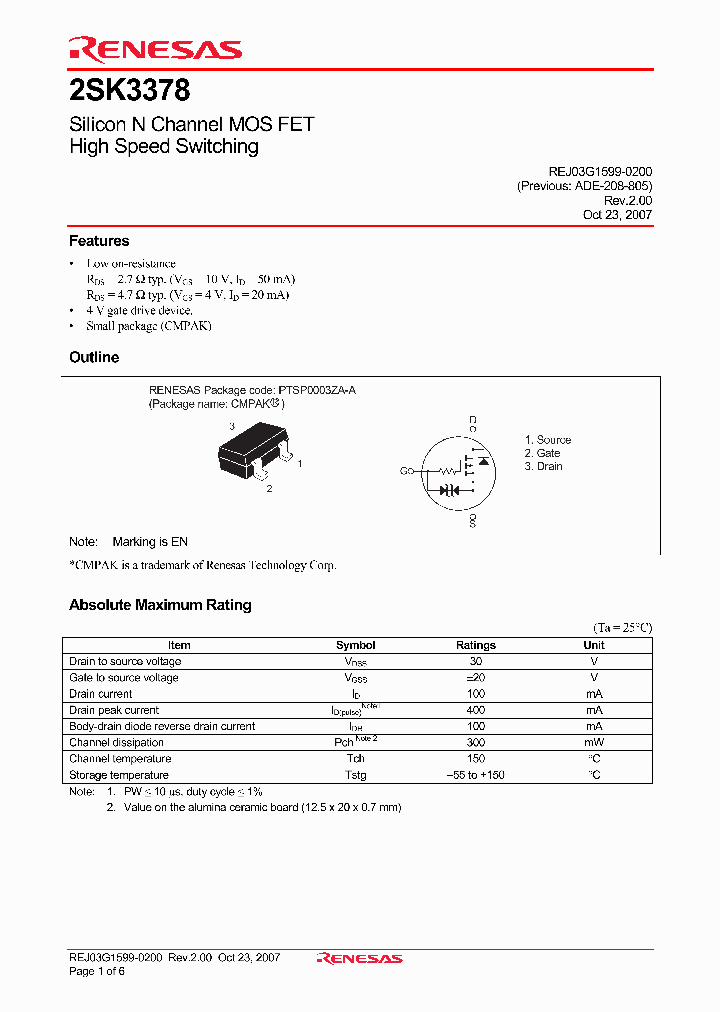 2SK3378ENTL-E_4308002.PDF Datasheet