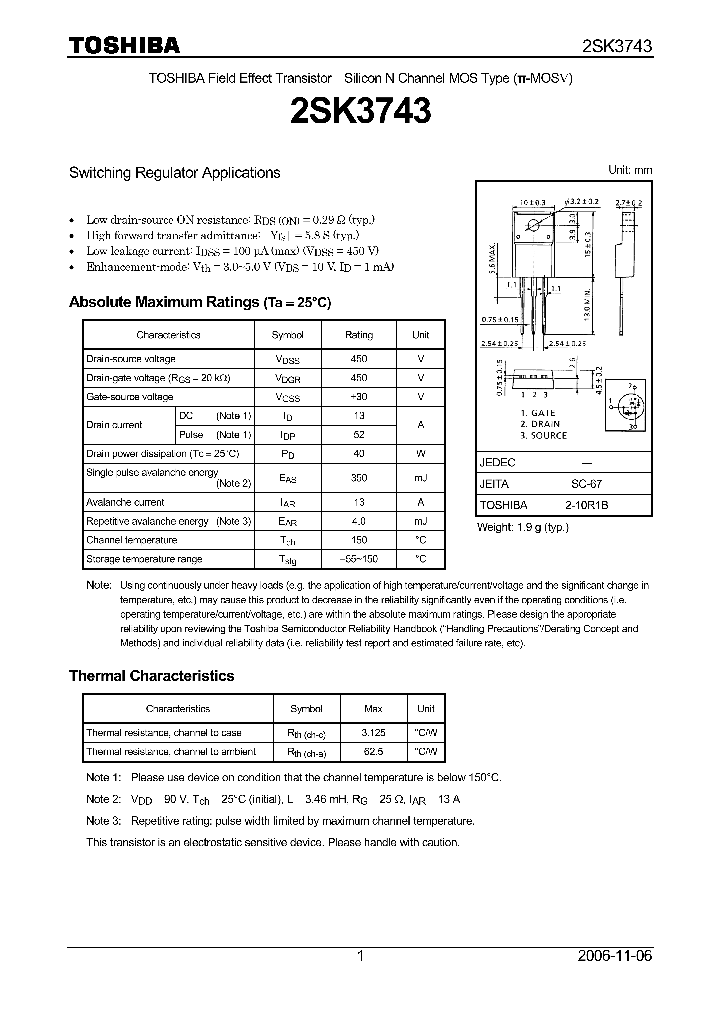 2SK3743_4408815.PDF Datasheet