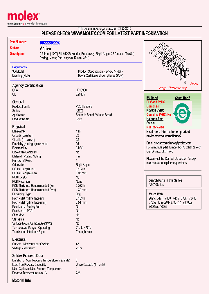 42376-0022_4886766.PDF Datasheet