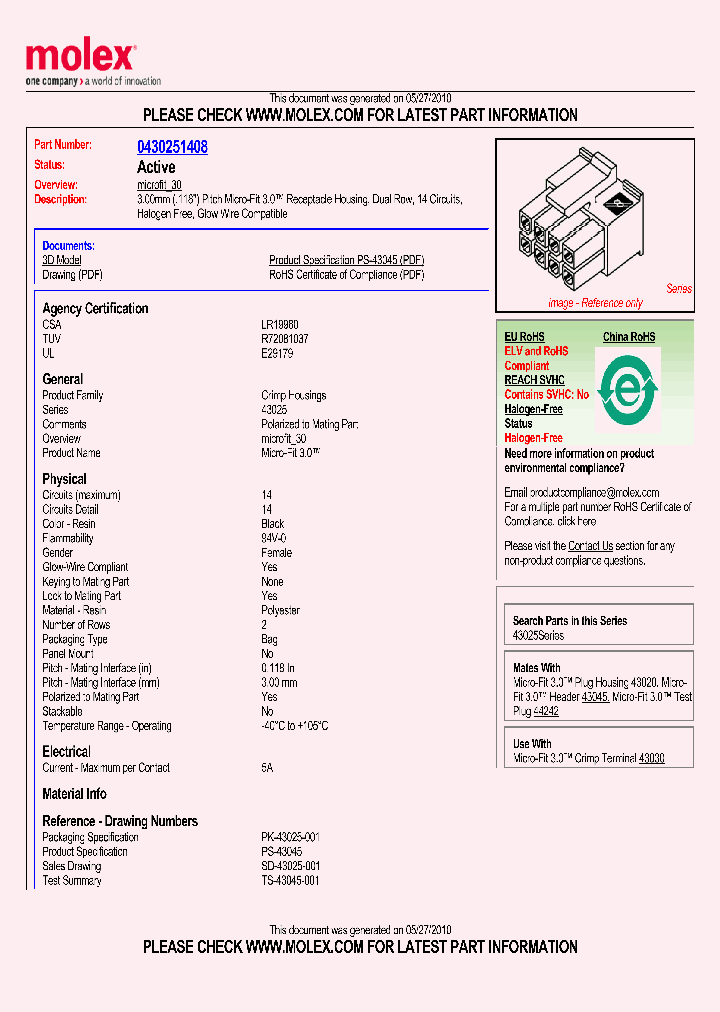 43025-1408_4890116.PDF Datasheet