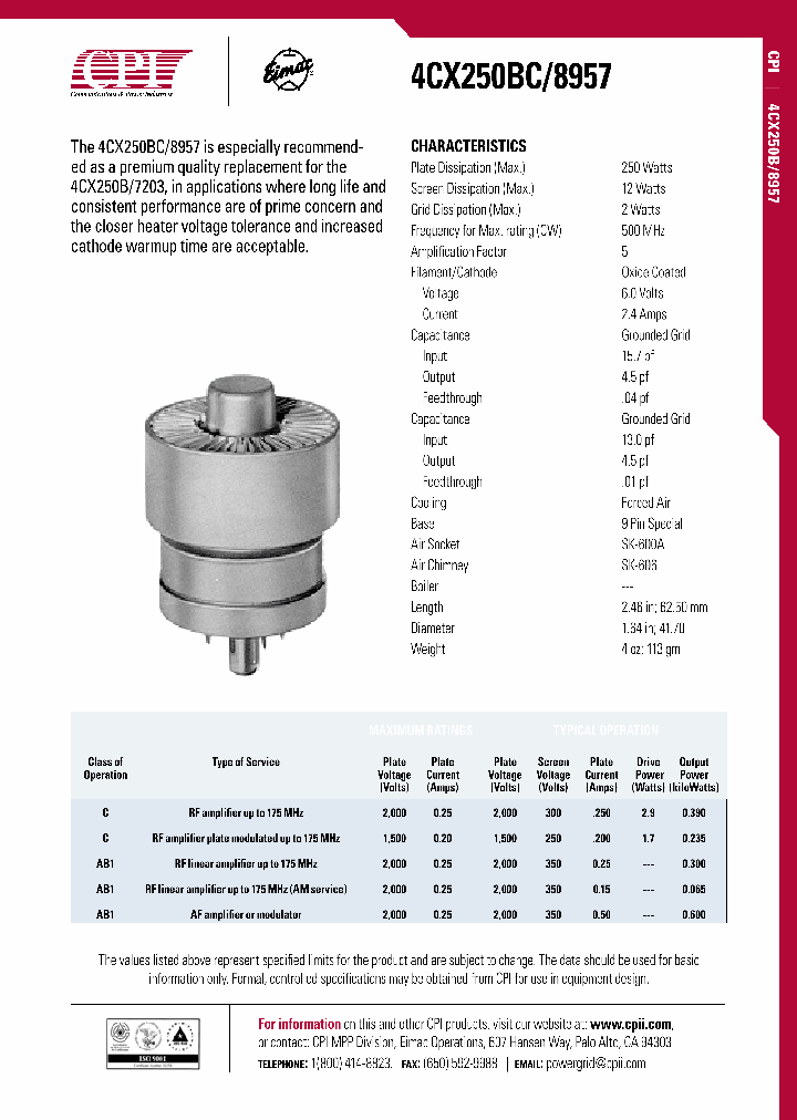 4CX250BC_4403129.PDF Datasheet