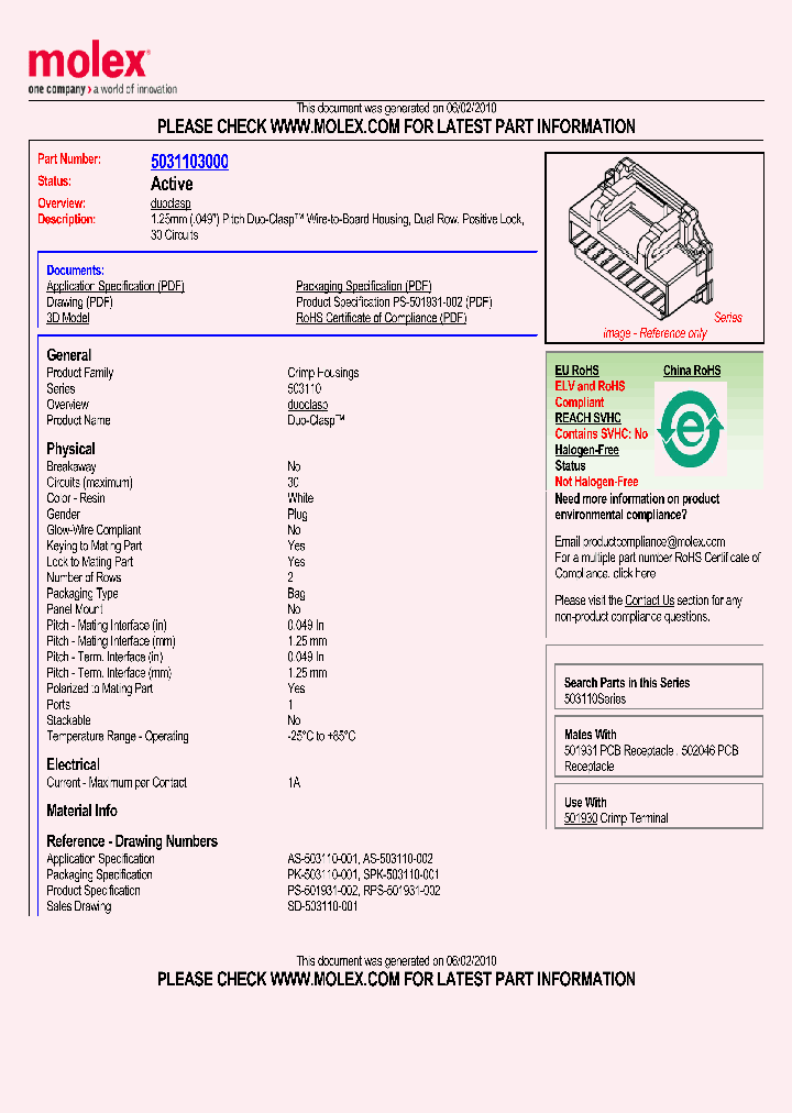 503110-3000_4904025.PDF Datasheet