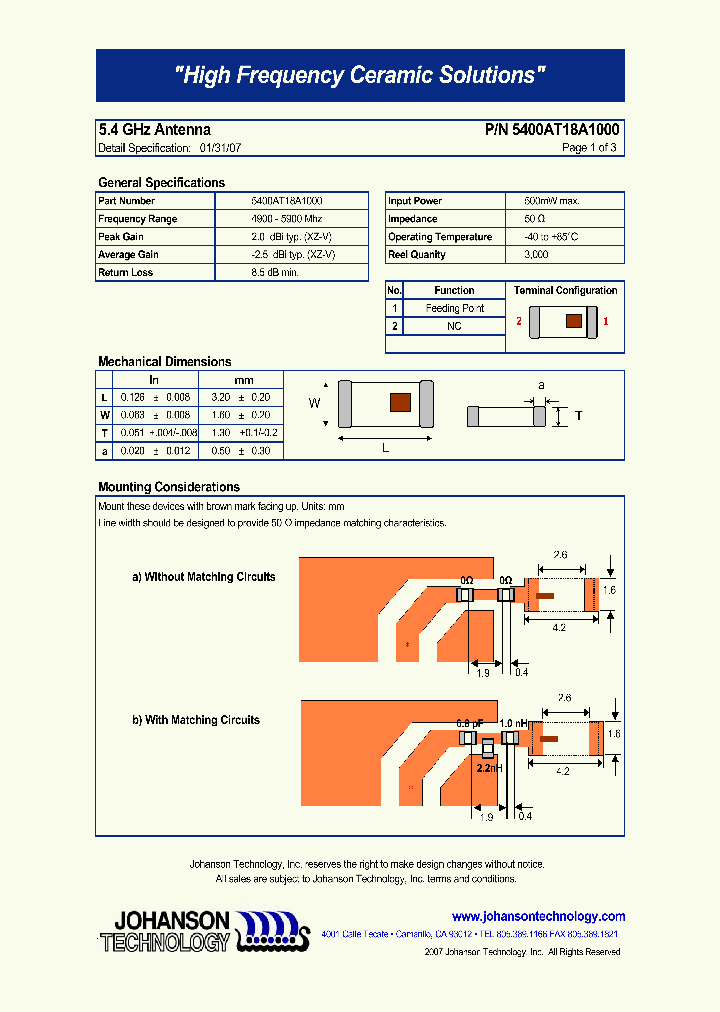 5400AT18A1000_4727931.PDF Datasheet