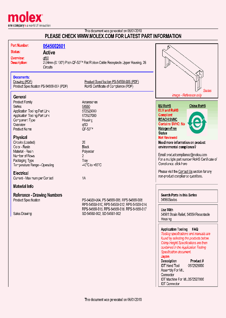 54560-2601_4912655.PDF Datasheet