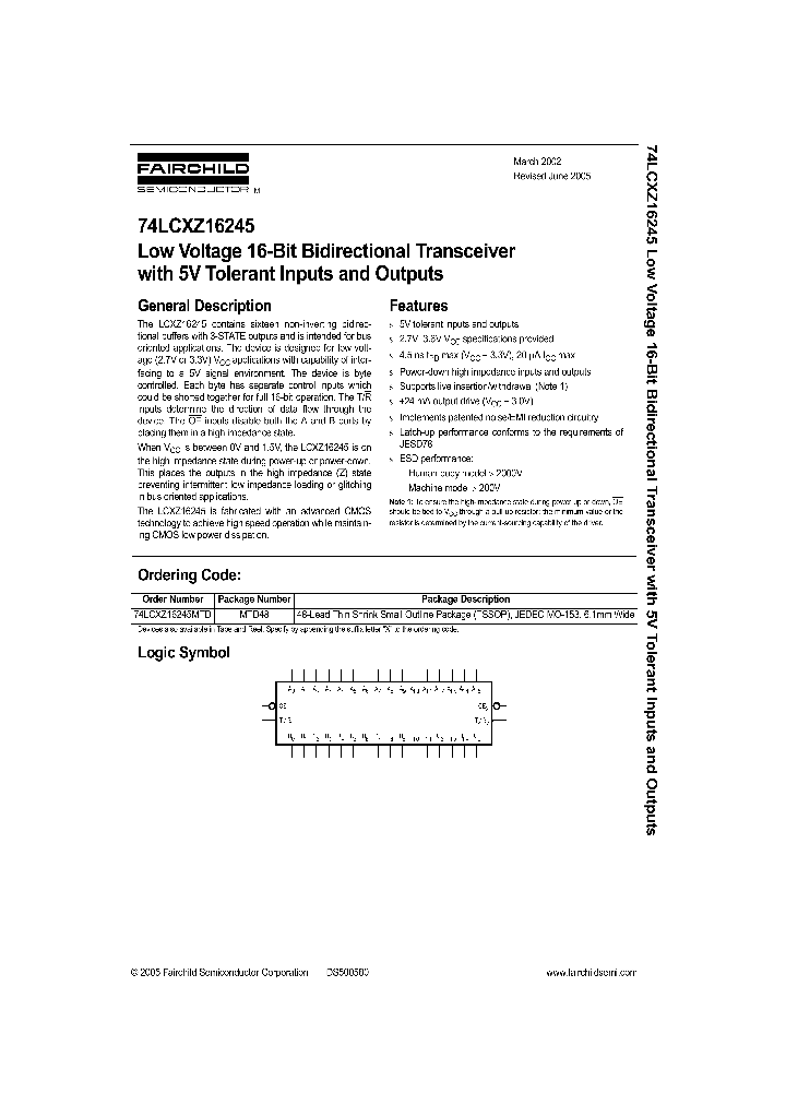 74LCXZ1624505_4187264.PDF Datasheet
