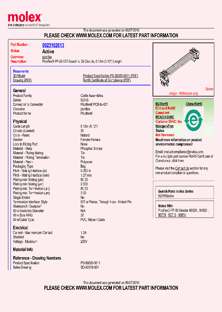 92316-2613_4857373.PDF Datasheet