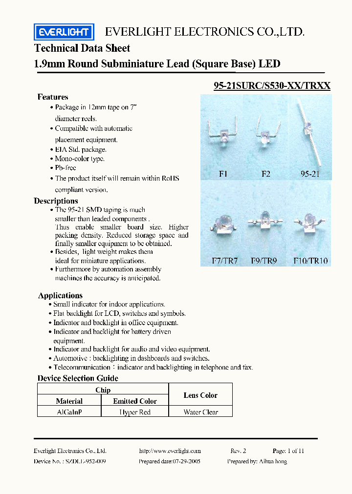 95-21SURC_4654869.PDF Datasheet