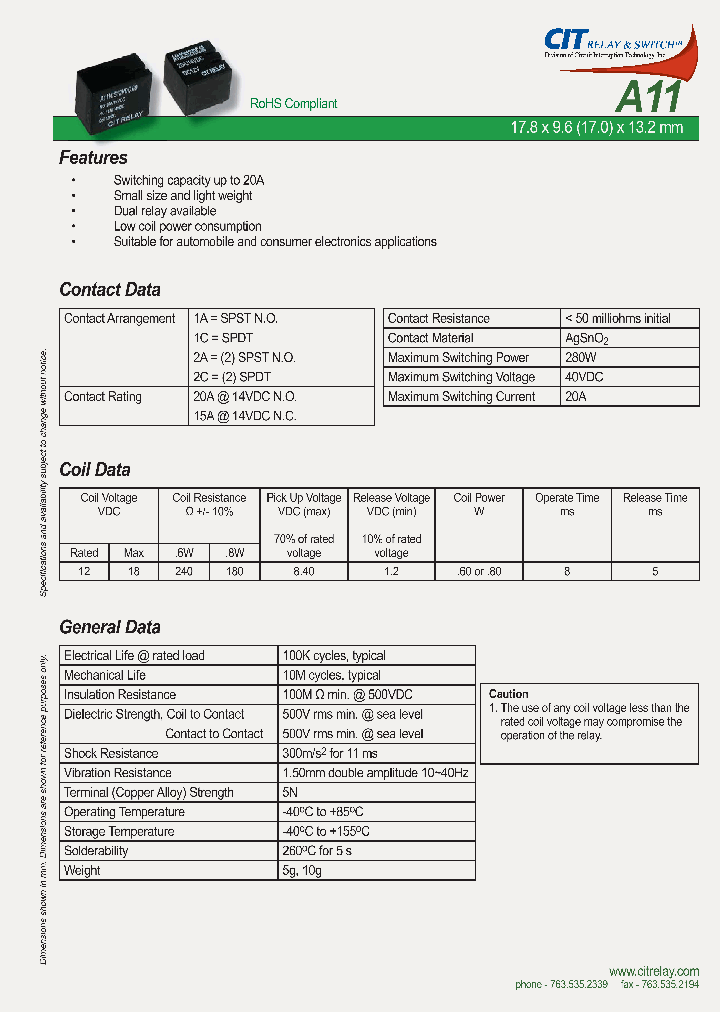 A112CC12VDC60_4440534.PDF Datasheet