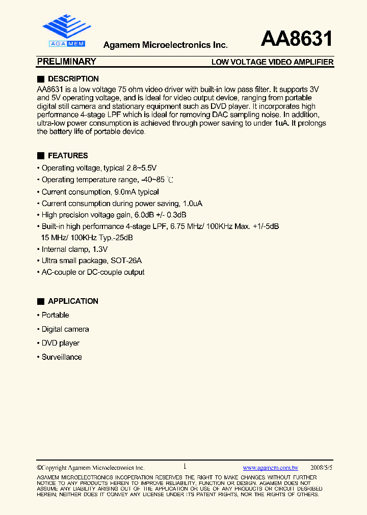 AA8631A_4438637.PDF Datasheet