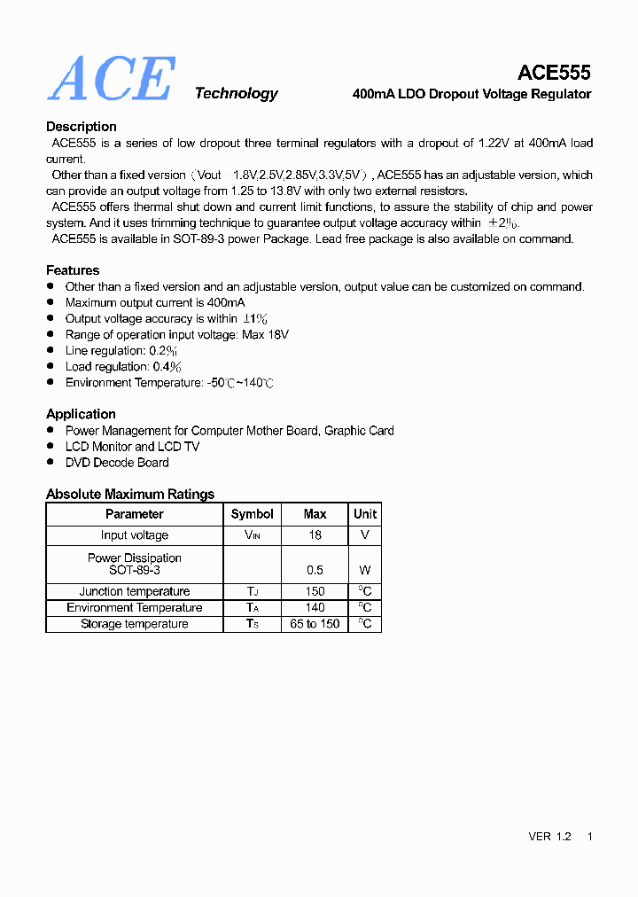 ACE55550AMA_4573125.PDF Datasheet