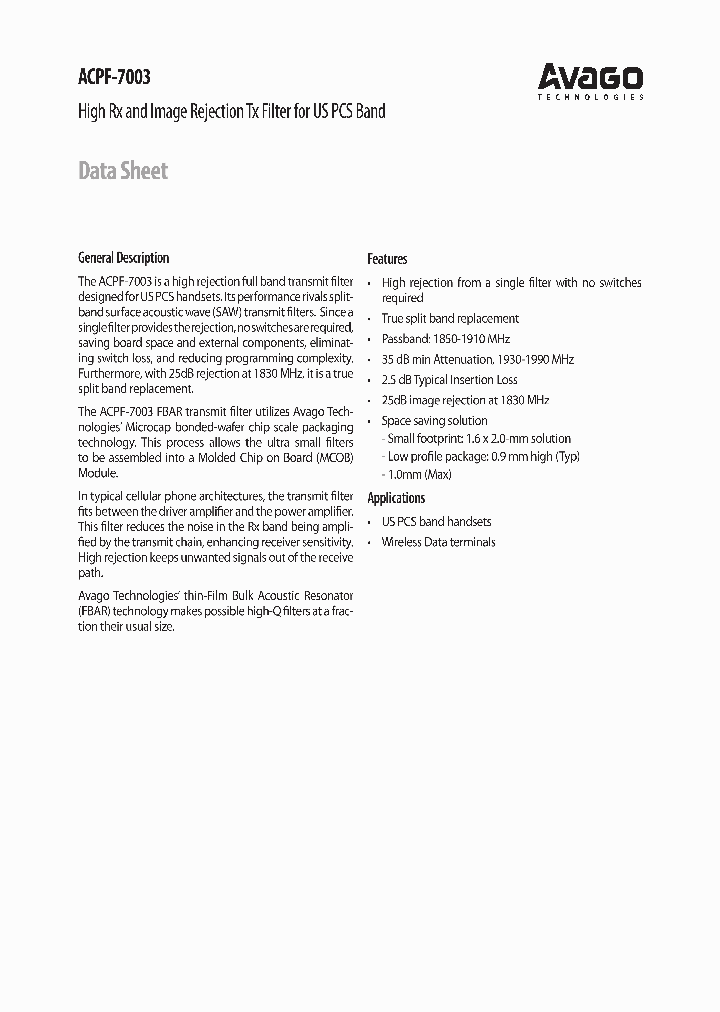 ACPF-7003_4416271.PDF Datasheet