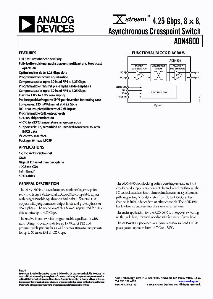 AD4600ACPZ-R7_4231647.PDF Datasheet