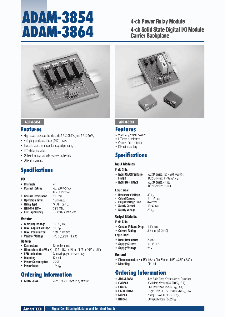 ADAM-3854_4577555.PDF Datasheet