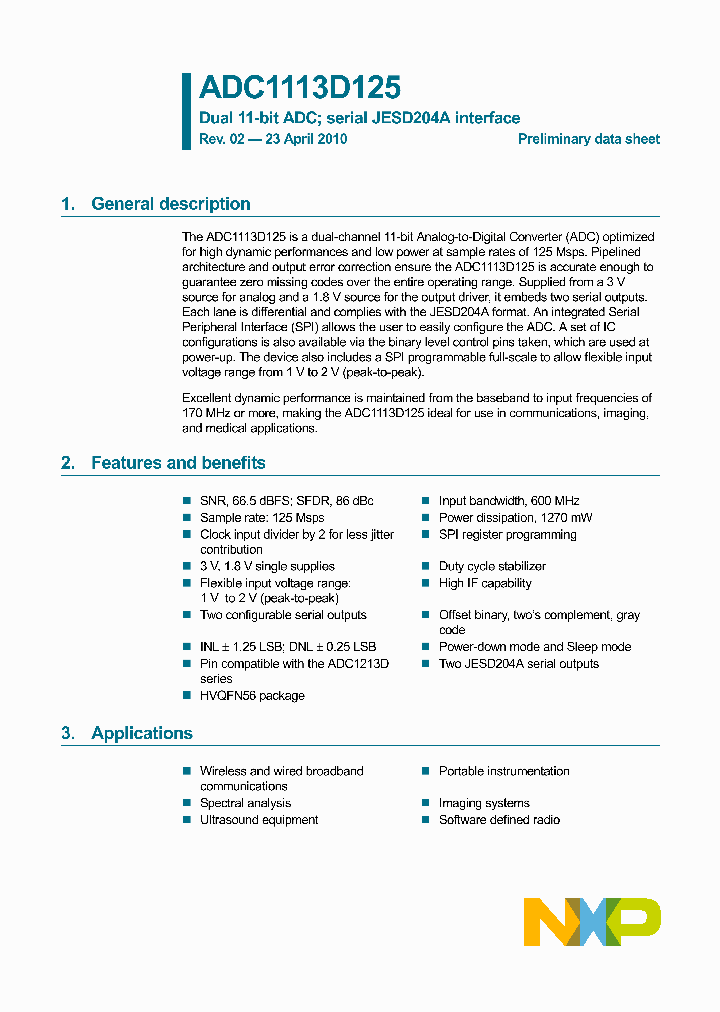 ADC1113D125HNC1_4892455.PDF Datasheet