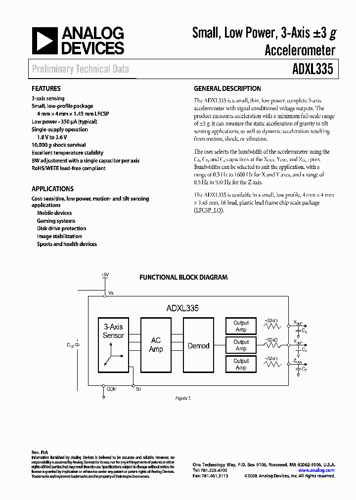 ADXL335_4385694.PDF Datasheet