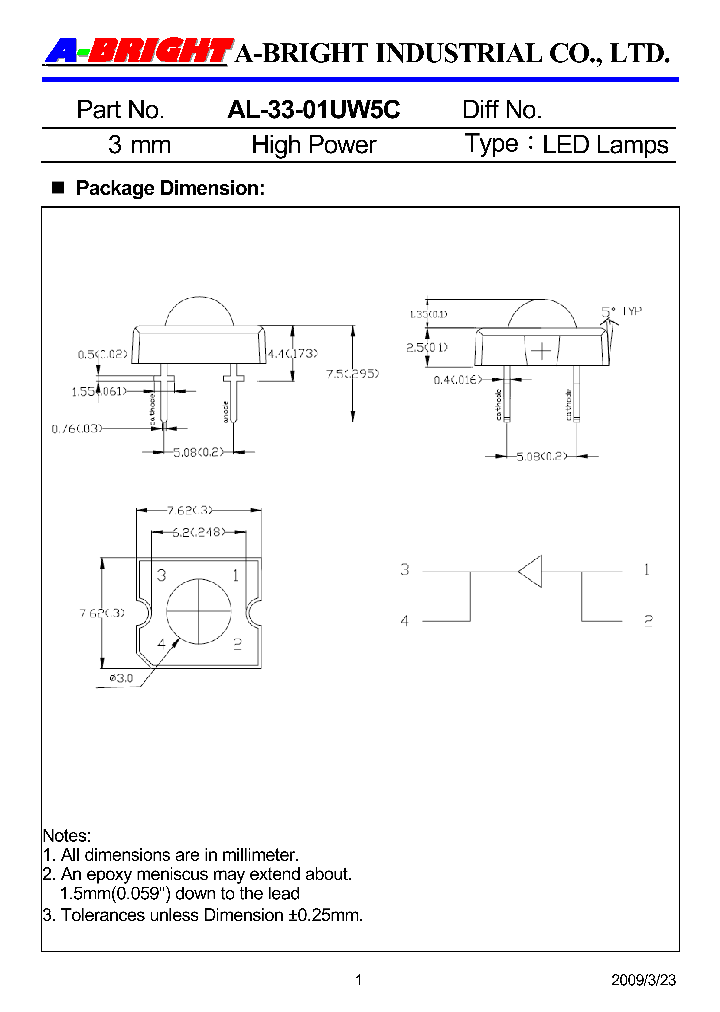 AL-33-01UW5C_4587161.PDF Datasheet